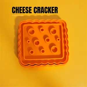 Cheese Cracker Cookie Cutter + Stamp