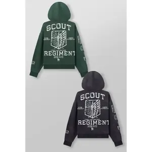 5138 - AOT©  x YLA Zip-Up Hoodies