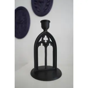 Cathedral Window Single Candelabrum