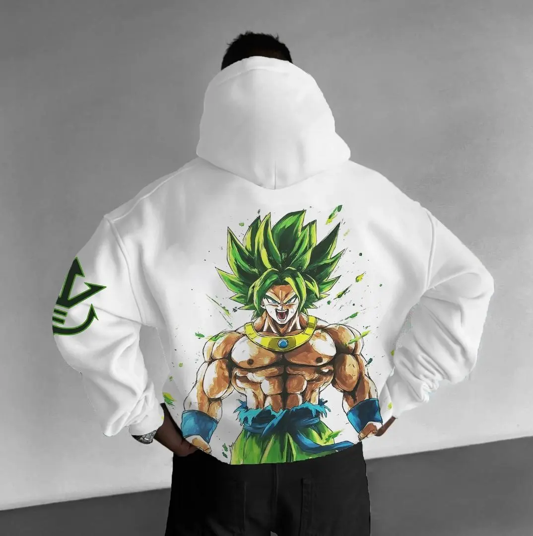 Oversized Unisex Anime Brolli Hoodie, Legendary Saiyan Anime Streetwear T-shirt, Sweatshirt, Hoodie, Trending shirt, Gift for fan