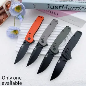 High-Quality Folding Pocket Knife for Hiking D2 Steel Blade Nylon Handle Essential Outdoor Tool Multifunctional Camping Knife