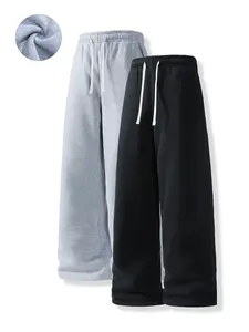 2-pack men’s casual athletic pants, loose straight fit, knit versatile sweatpants, spring/summer/autumn styles