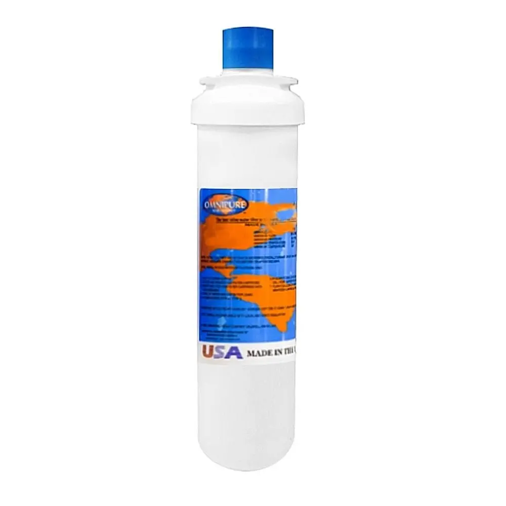 Omnipure - L10HMLC - L-Series 10" x 2.5" Twist Off Carbon Block Filter 1 Micron Lead Removal