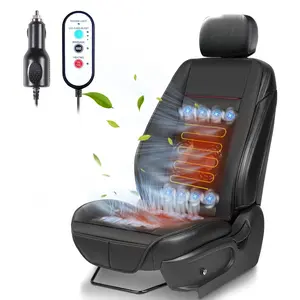 3 in 1 Cooling and Heated Control Car Seat Covers,Cooling Comfortable Seat Cover, Universal Seat Cushion for Four Seasonsr&Massage