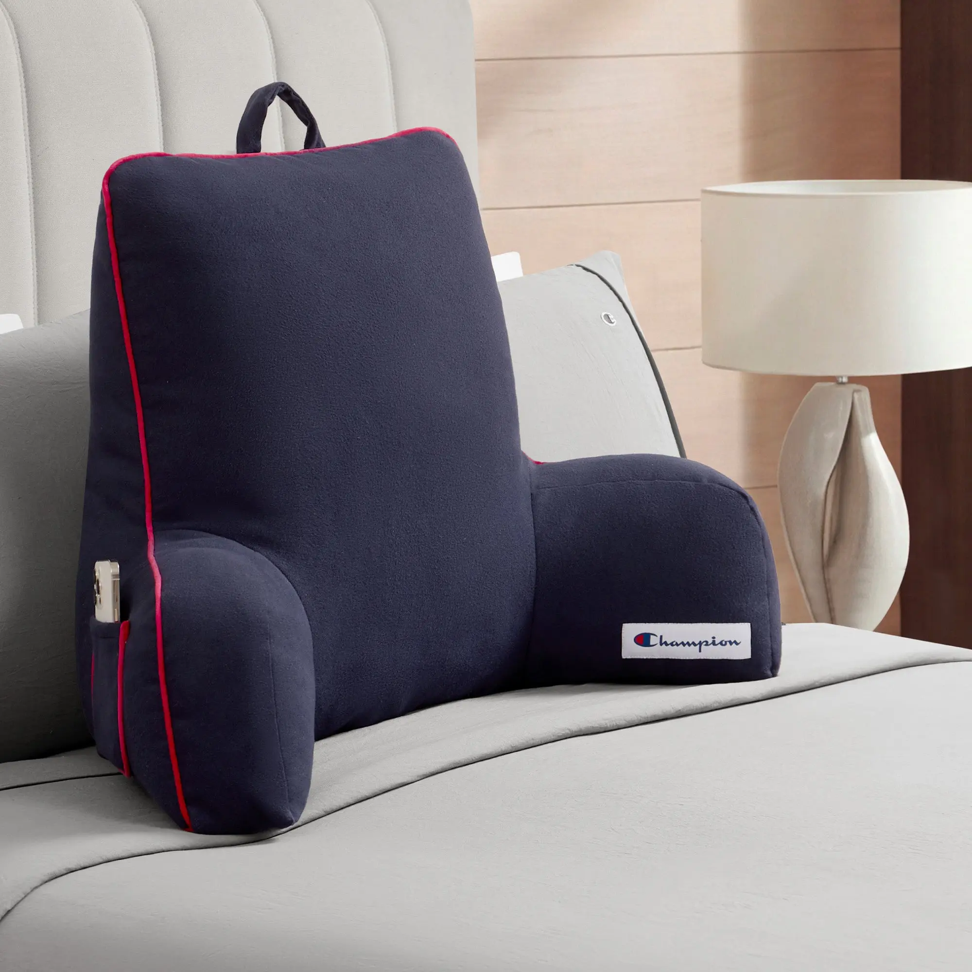 Champion Faux Wool Backrest Pillows