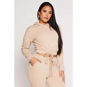 Iris Hooded Cropped Sweatshirt