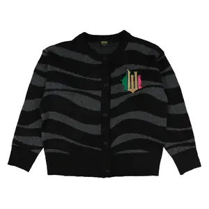 Wicked Sweater Women's Button Up Elphaba and Glinda Knit Sweatshirt