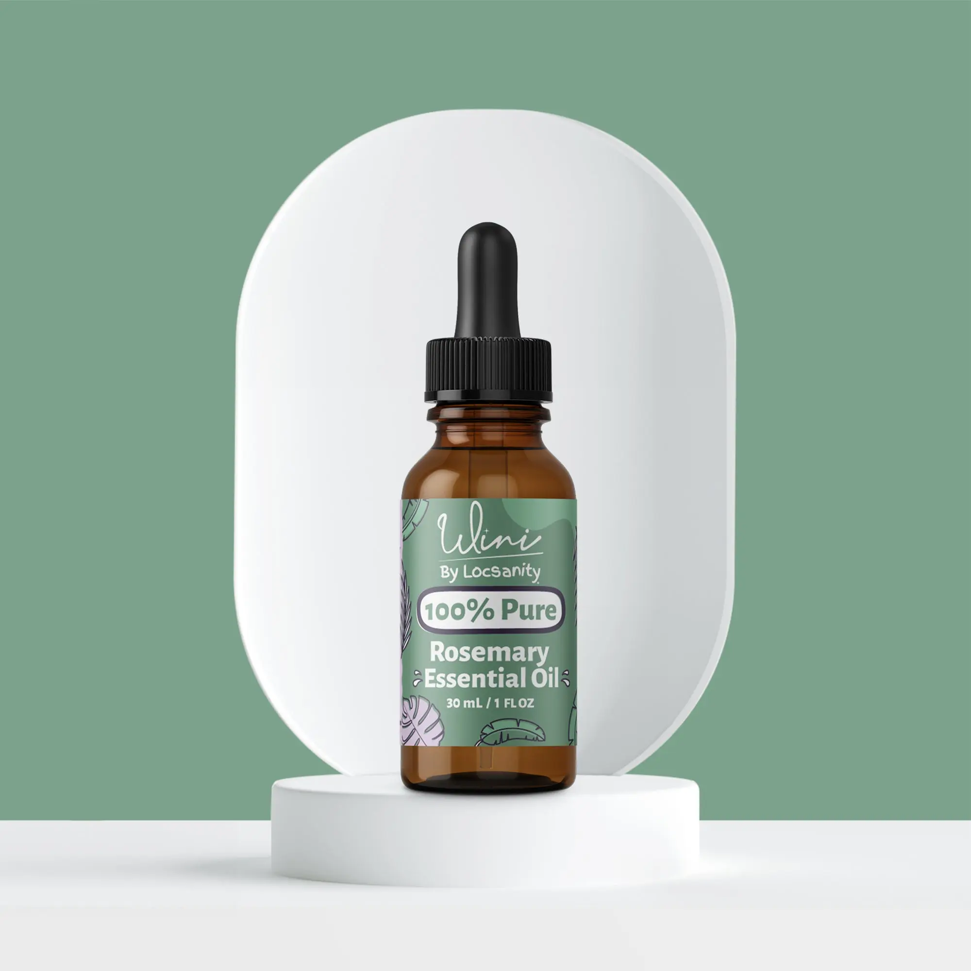 WINI by Locsanity Rosemary Essential Oil, Pure, 30 ML Solution Aromatherapy Healthcare Fitness Healthy Therapeutic