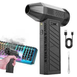 Compressed Air Dust Blower with LED Light, Cordless Rechargeable Vacuum Cleaner for Keyboard PC Cleaning, Car Home,jet duster, dust-off compressed gas duster, snow master turbo blaster, air duster for car,air duster for car,air spray can duster computer