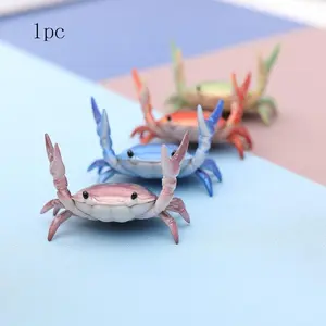 LDSK Cute Crab Desk Organizer, Desk Tidy, Creative Weightlifting Crab Pen Holder, Party Decoration, Office Decor, School & Studio Accessory
