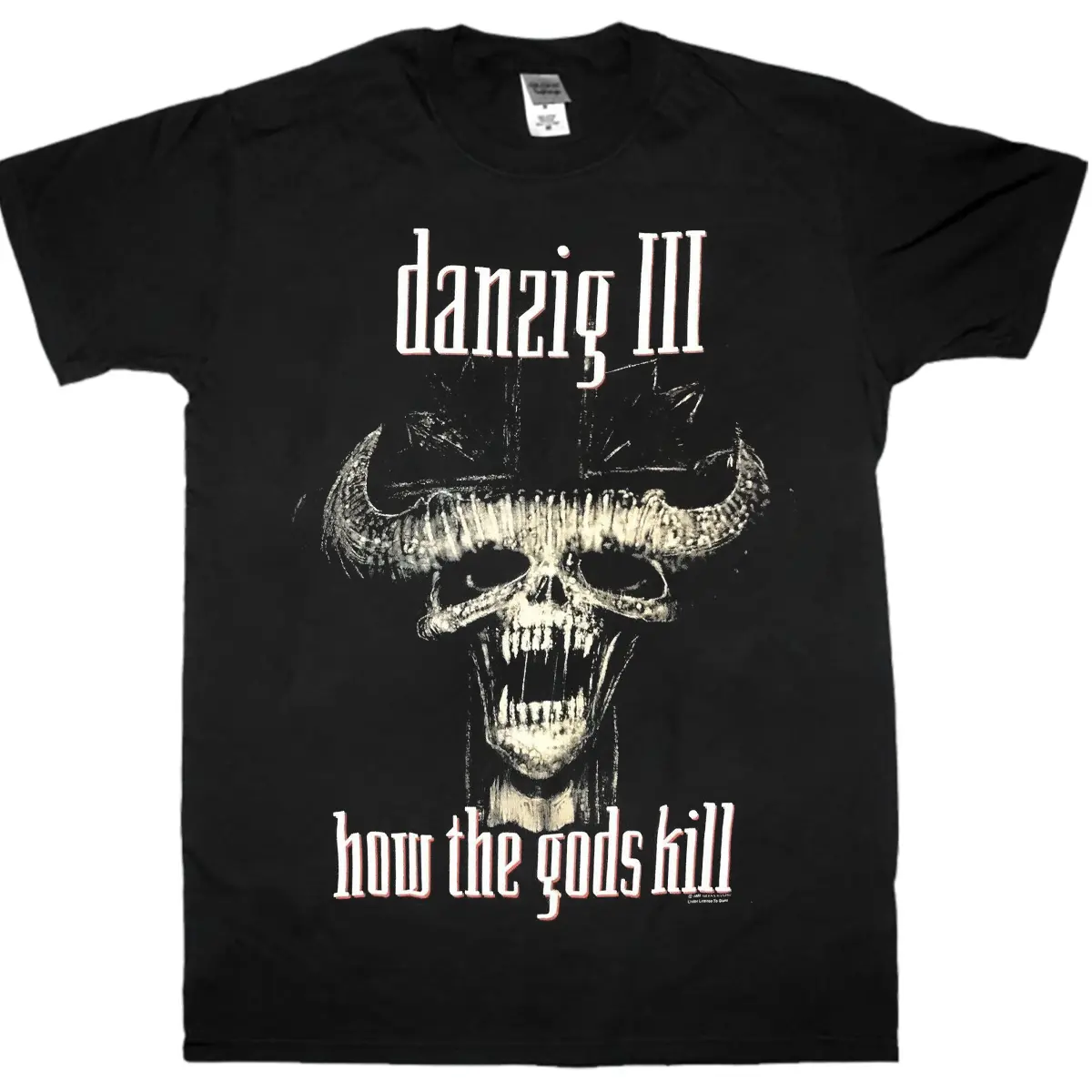 Danzig III How The Gods KiII Black Unisex T-Shirt One Side Print, Comfort Cotton, Casual Style, Short Sleeve Crew Neck Tee Gift