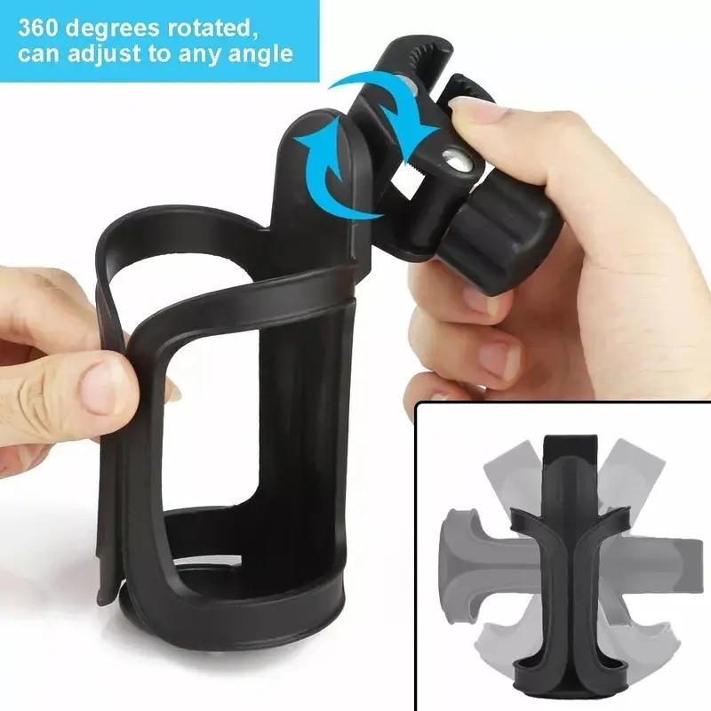 Bike Bicycle Cup Holder, Water Bottle Holders, Universal 360 Degrees Rotation Cup Holder for Bicycle, , Scooter, Walker, , Bottle Holders for Adults