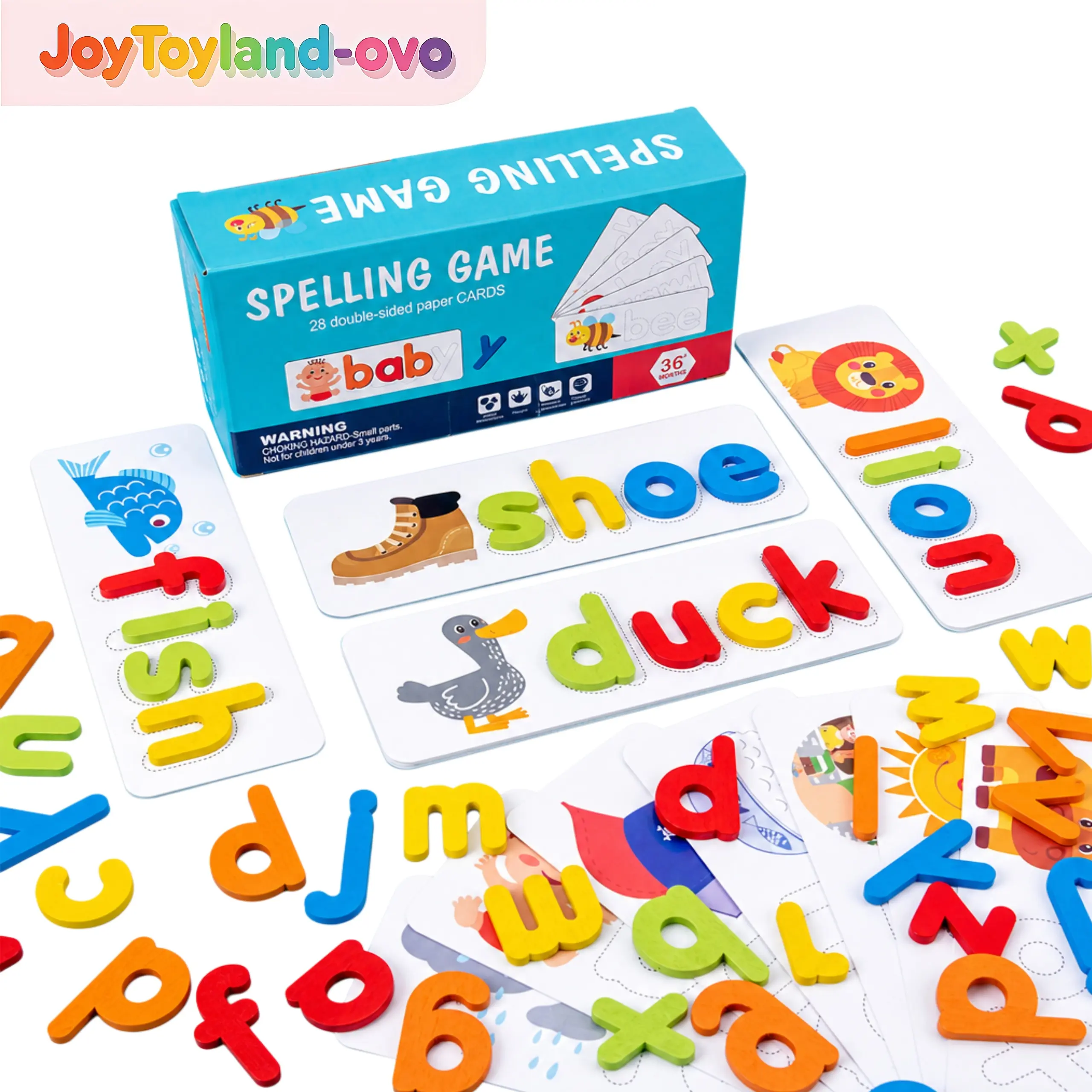 Unisex Wooden Alphabet Letter Tiles Language Toy - Durable Interactive Learning Toy with 26 Letters, Toddler Learning Activities, Flash Cards for 3-6 Years Preschoolers, Early Childhood Development & Reading Support