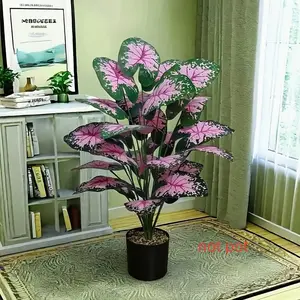 2 Realistic Kalachem Plants, Vibrant & Leaves, Perfect for All Rooms & Seasons, No Container Needed, Universal Decoration, House Plants Decor, Home Decor Plants