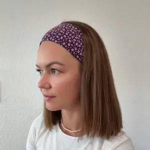 Eco Friendly Handmade Bamboo Headband Soft Stretchy No Slip Elastic Back 66% Bamboo 28% Organic Cotton 6% Spandex Blend Perfect for Everyday Wear & Gift for Women