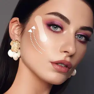 50pcs Invisible Face Lift Tapes - V-Shape Patches for Enhanced Skin Elasticity & Double Chin Reduction, Fragrance-Free Facial Lifting Stickers, Non-Battery Operated Skincare Tool