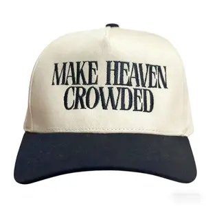 Make Heaven Crowded” Christian Trucker Hat – Viral Faith Cap for Men & Women, Aesthetic Vintage Streetwear, Daily Motivation Hat That Sparks Conversations,Delivered before Christmas.