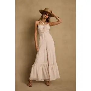 Dahlia Blush Chiffon Jumpsuit