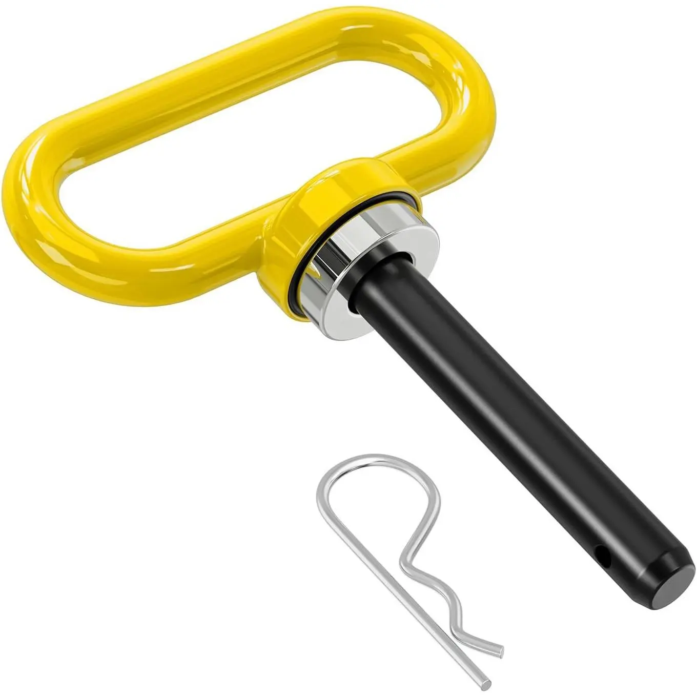 Niligft 1/2 in Diameter Heavy Duty Ultra Strong Neodymium Rare Earth Magnet Trailer Hitch Pin, Yellow for Mower, Tractor, ATV Trailer, Neodymium Rare Earth Magnets