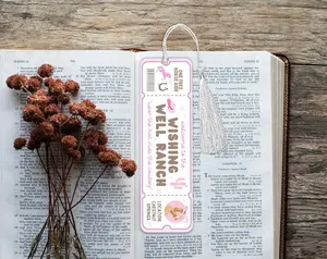 Chestnut Springs Wishing Well Ranch Laminated Cardstock Bookmark
