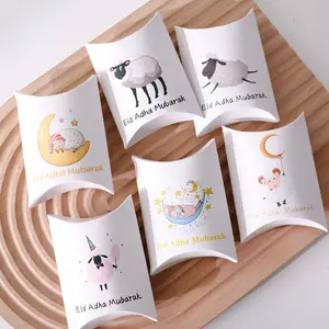 6/12 Cute Sheep Design Candy Box Set, Paper Sweet Treats Container, Ideal for Eid Al Adha, Chocolate Gifts, Kids Party Favors
