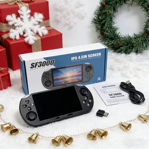 Portable Handheld Game Device Sf3000, OTG Interface, 5-7 Hour Battery Life, IPS Display 4.5 Inch HD, Compatible with Multiple Emulators, Gaming Handheld