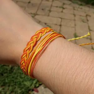 Sunset Dreams Adjustable Wax String Bracelet | Summer Jewelry