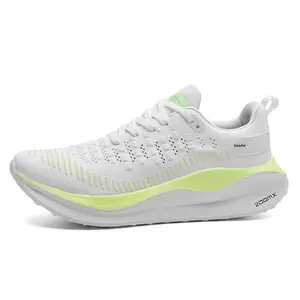 Men's Fashion Marathon Ultra-Light Shock Absorption Breathable Professional Thick-Soled Racing Running Shoes