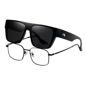 Kimorn Polarized Square Fit-Over Sunglasses for Men - UV400 Protection, Lightweight, Men's Accessories for Driving, Outdoor Use, Over-Glasses Women's Sunglasses
