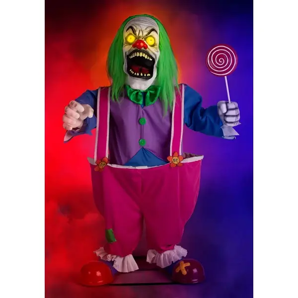 Animatronic Crazy Killer Clown Decoration