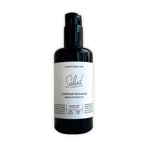 Salud Everyday Radiance Body Oil with Bergamot - 200ml Deeply Moisturizing Hydrating for All Skin Types