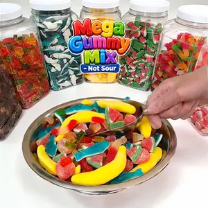 Aliens Poop Mega Gummy Mix 1 Pound | (Not Sour) 7 Different Assorted  Sweet Gummy Candy Mix, Bulk Candy