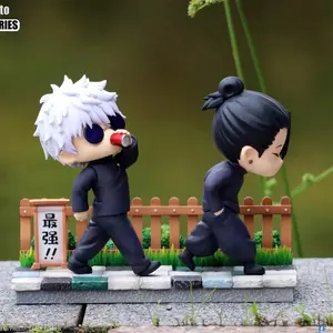 Anime Jujutsu Kaisen Character Sato Gojo Geto Suguru Action Character Mini Version Statue Model Doll Toy Collection Gift