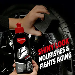 300ML Car Tire Brightener, Rubber Plastic Shine Enhancer, Crack Prevention Tire Wax, Automotive Maintenance Solution