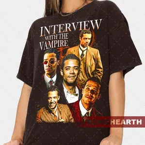 Louis de Pointe du Lac Interview With The Vampire Movie Vintage T-shirt Collection - TV Series - Gift For Her Unisex Heavy Tee SHDCSTM002