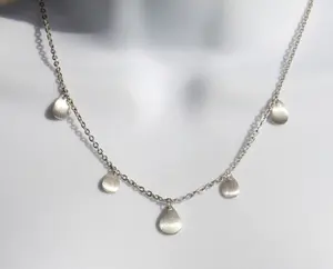 Sterling Silver Leaf Necklace