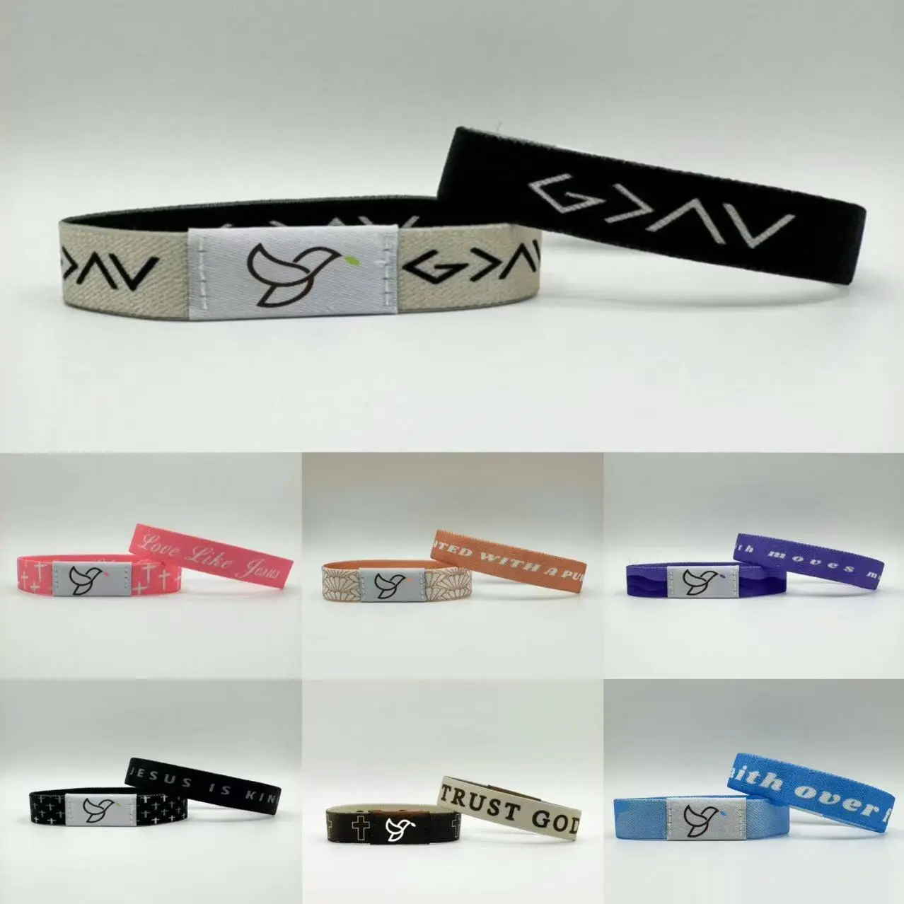 NFC Bible Verse Bracelet for Daily Scripture - Modern Christian Cord Bracelet, Inspirational Religious Gift with Motivational Quotes, Inspirational Gifts