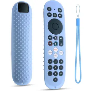 Remote Cover Compatible with Xumo PR3  Voice Streaming Control, Protective Case for Xumo Stream Box 4K,  4K Stream Box (Glow Blue)