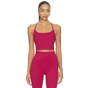 Varley Freesoft Harley Bralette in Rich Raspberry