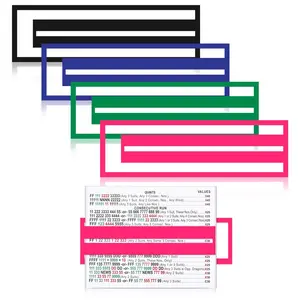 4-Pack Mahjong Tile Line Reader Clip, Ideal Gift for Beginners, Travel Players, and Parties, Essential Mahjong Guide Tool
