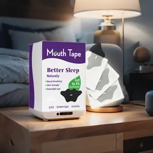 Mouth Tape for Sleeping with Breathable Hole, Soft Lip Protection, Easy to Remove, 30 PCS