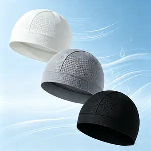 Unisex Plain Color Multifunctional Skull Caps 2026 Summer Sportive Beanie Fitted Hat for Men Women Stretchy Helmet Liner Biking Accessory Back To School Birthday Outfit Machine Washable Polyamide SpringStatements Fitting Outdoor Hat