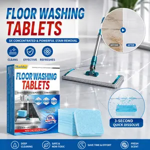 "120x Concentrated Floor Cleaning Tablets - Deep Clean Tiles Wood Laminate No Residue | Easy Mop Solution