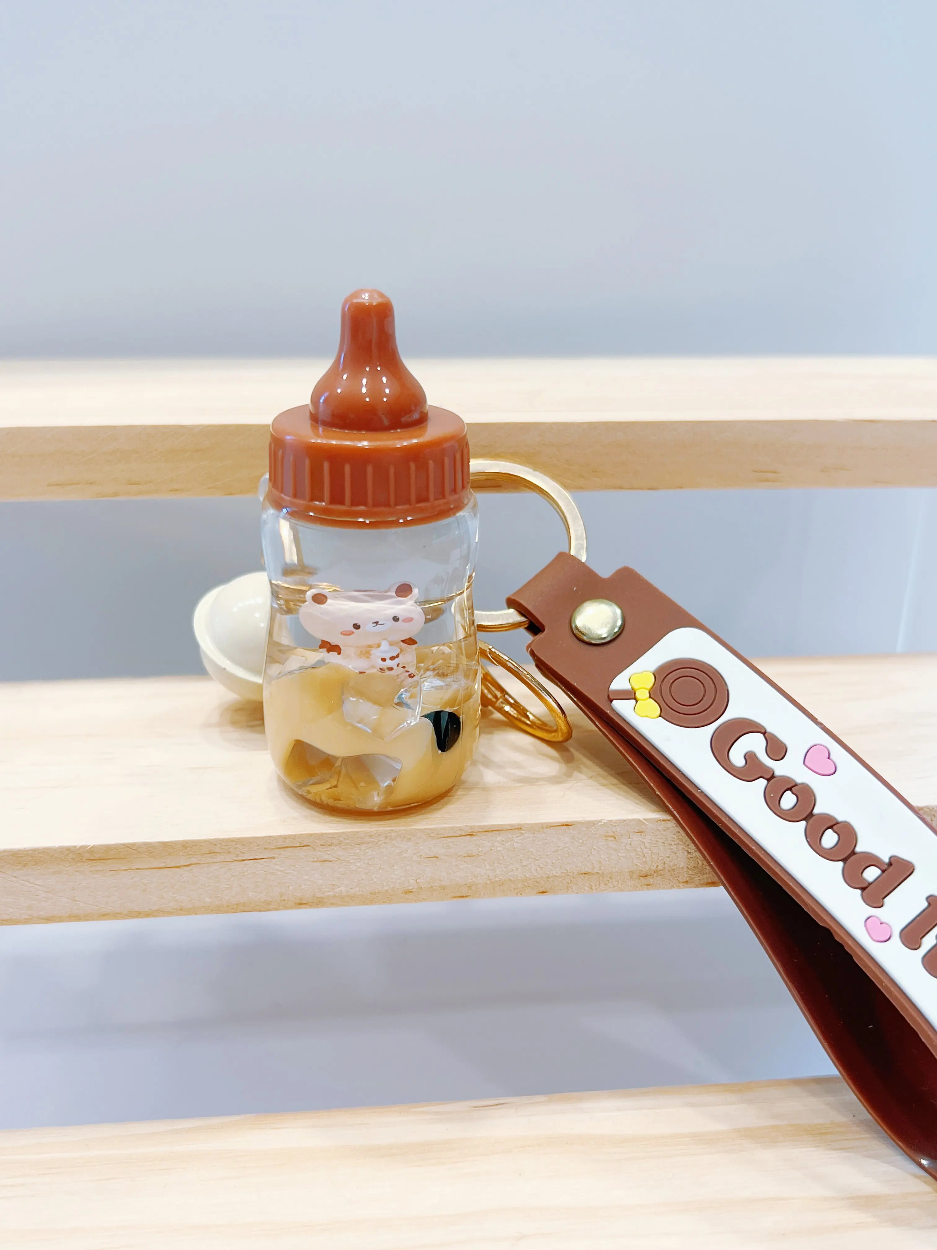DIRECT PURCHSE Liquid Floating Keychains - Unique Cute Gifts for Family & Kids for Birthdays, Holidays, Any Occasions