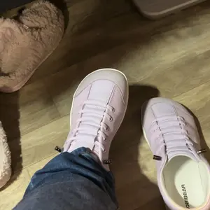 HOBIBEAR Spring Autumn Wide Head Shoes PU Leather Sport Slip-On Casual Daily Walking Shoes