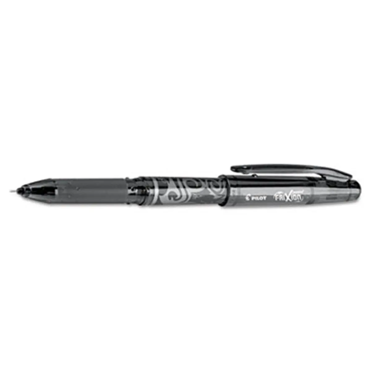 Pilot FriXion Point Erasable Gel Pen - 0.5mm Extra Fine Needle Point, Black Ink, With Eraser, Reusable Pen for College Students & Document Writing