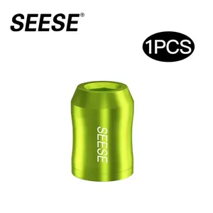 SEESE Powerful Magnetic Screw Retainer Ring, 1/4 Inch 6.35mm Universal Detachable Holder for Screwdriver & Power Bits, Great Festival Gift