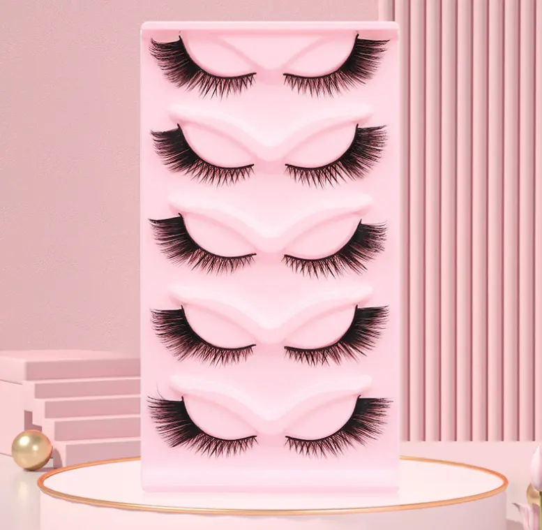 Fake Mink Lash Clusters Kit, DIY Eyelash Extension for Lengthening & Fluffy Volume, Matte Black Cosmetic for Spike & Cat Eye Styling, Eyelashes Extensions, Easy Diy Eyelashes