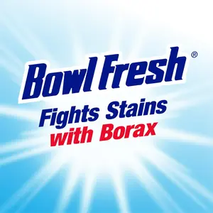 Bowl Fresh Automatic Toilet Bowl Cleaner and Freshener with Borax, 2 Ct
