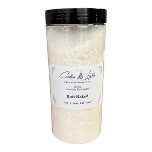 Laundry Detergent powder 20oz with scoop Coconut Household